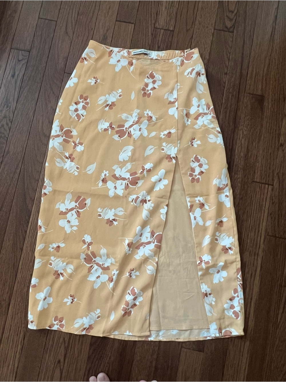 Abercrombie Floral Midi Skirt